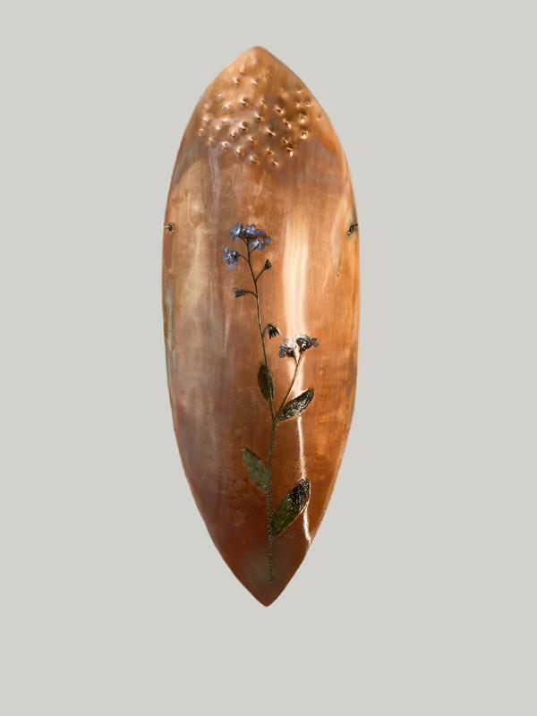 CopperWorks - Mini Forget-Me-Not Copper Shield