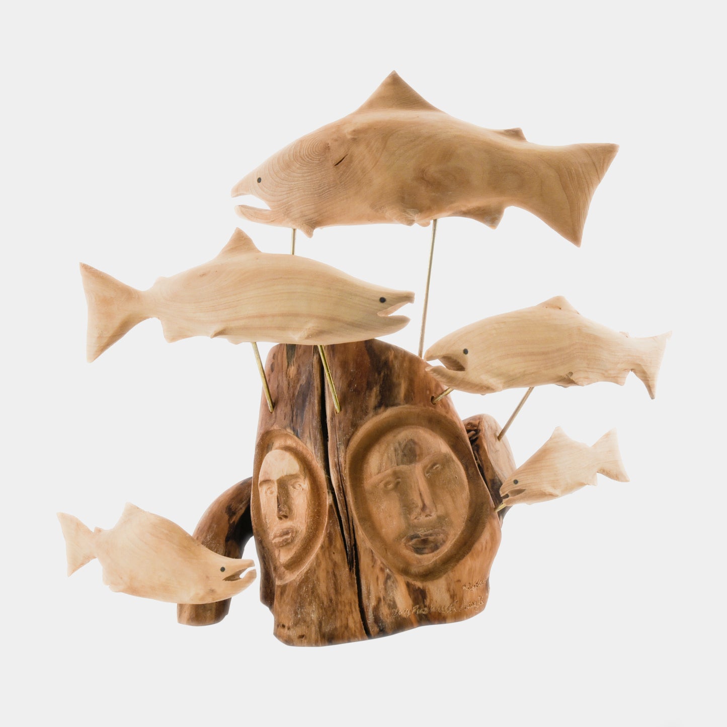 Abstract Fish Sculpture