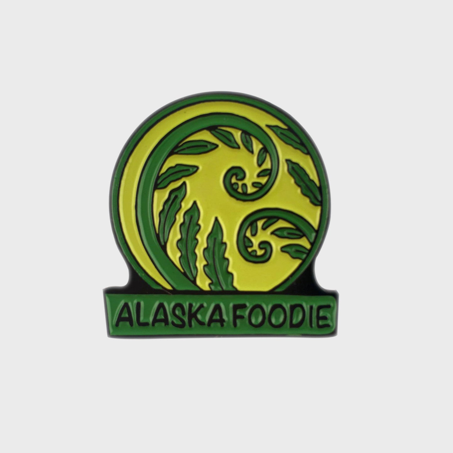 Alaska Foodie Lapel Pins