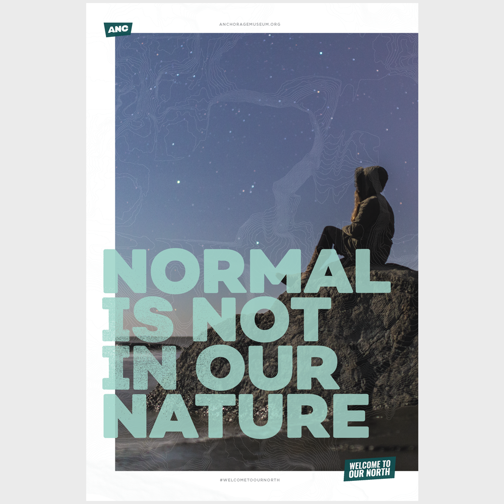 Welcome to Our North Poster - Normal Is Not In Our Nature