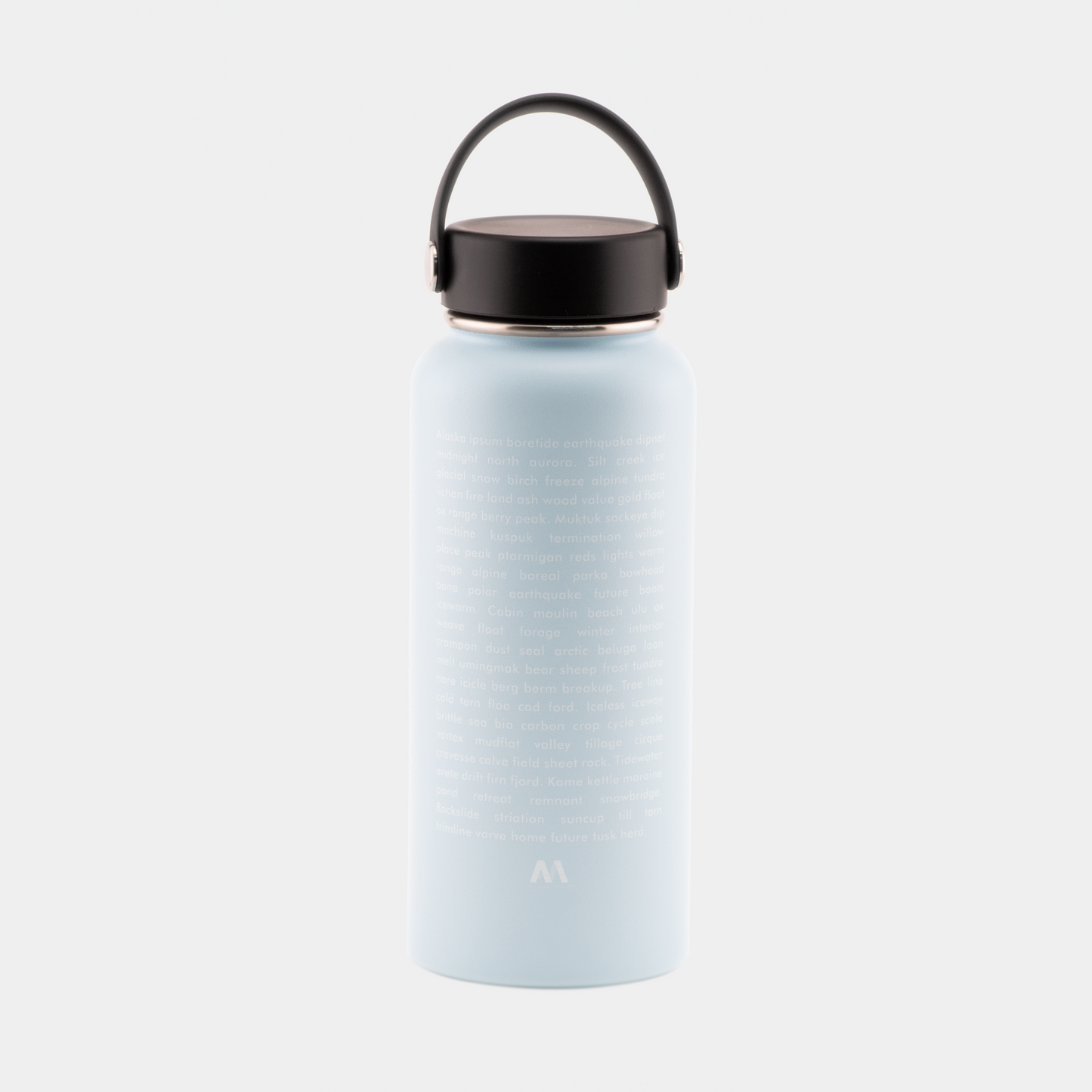 Hydro Flask 32oz Waterbottle - Alaska Ipsum