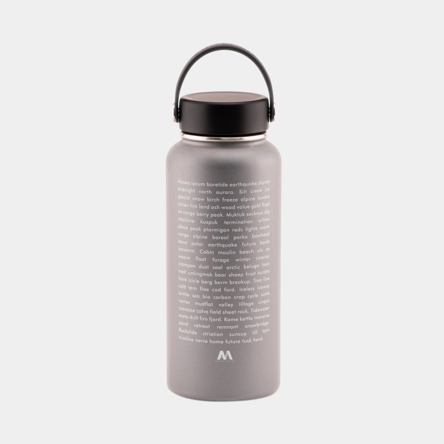 Hydro Flask 32oz Waterbottle - Alaska Ipsum