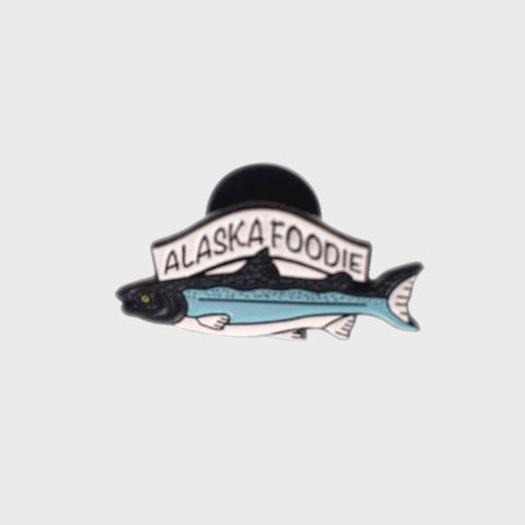 Alaska Foodie Lapel Pins