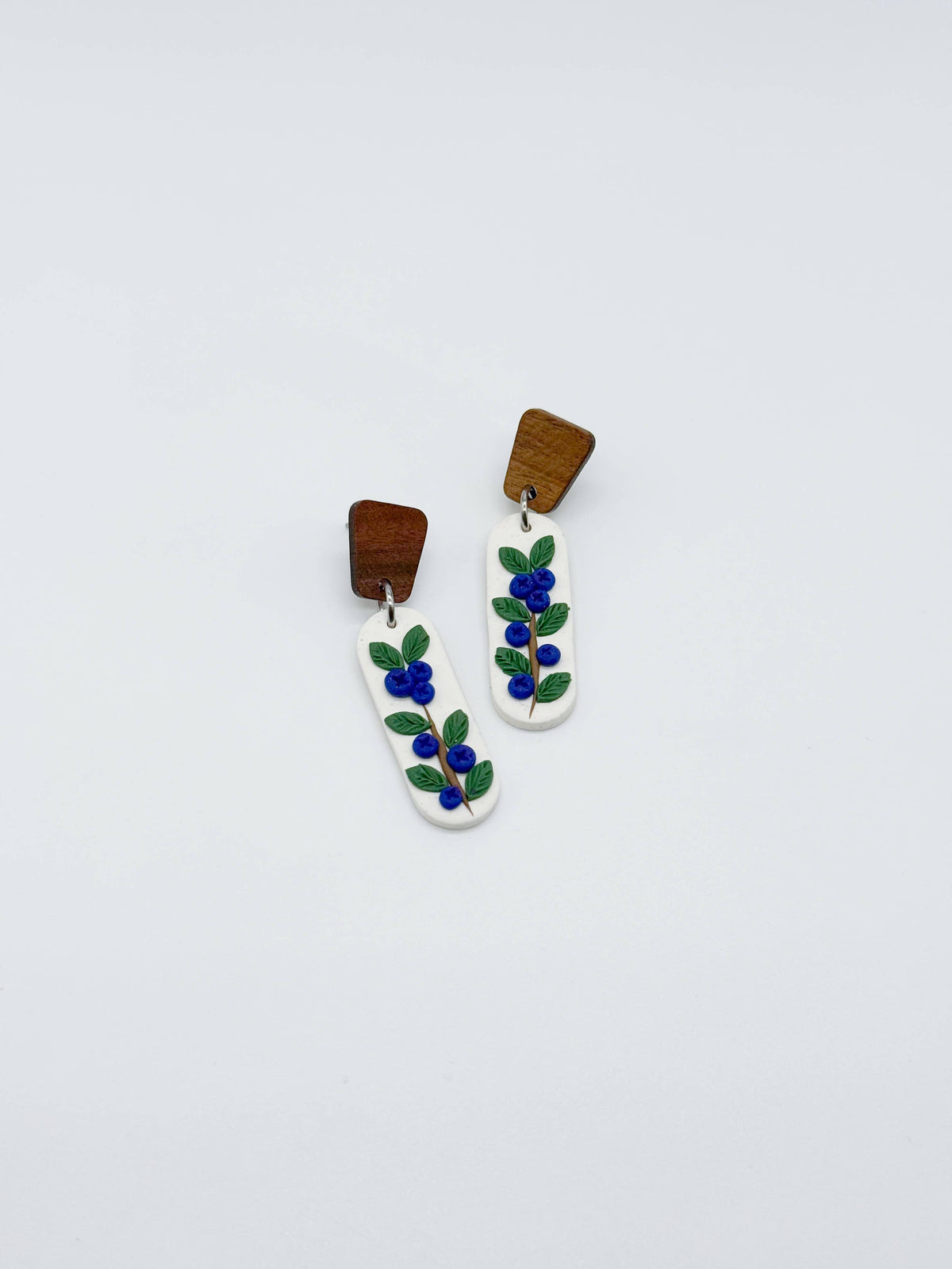 Blueberry Dangles on Wooden Posts
