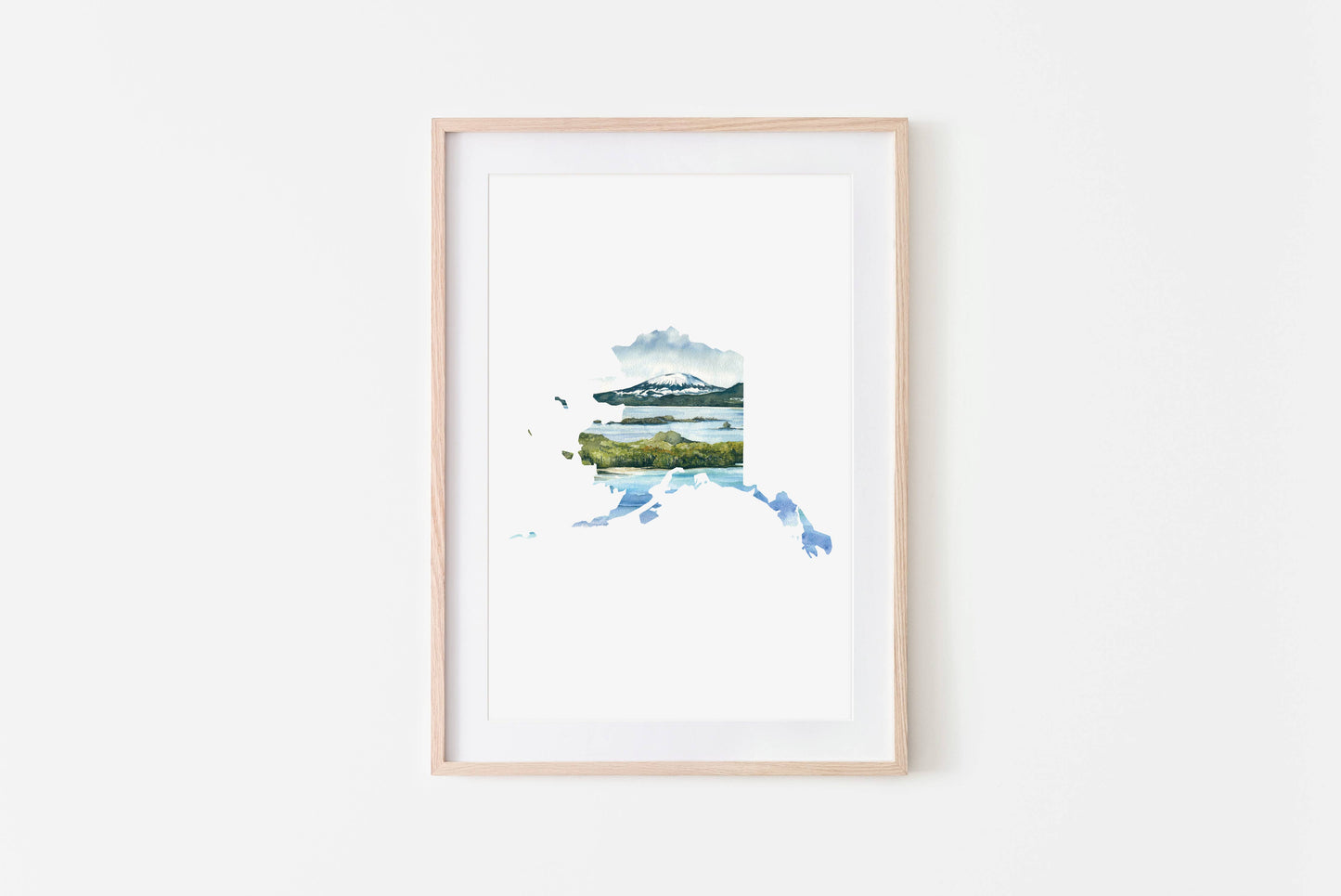 State of Alaska Art Print