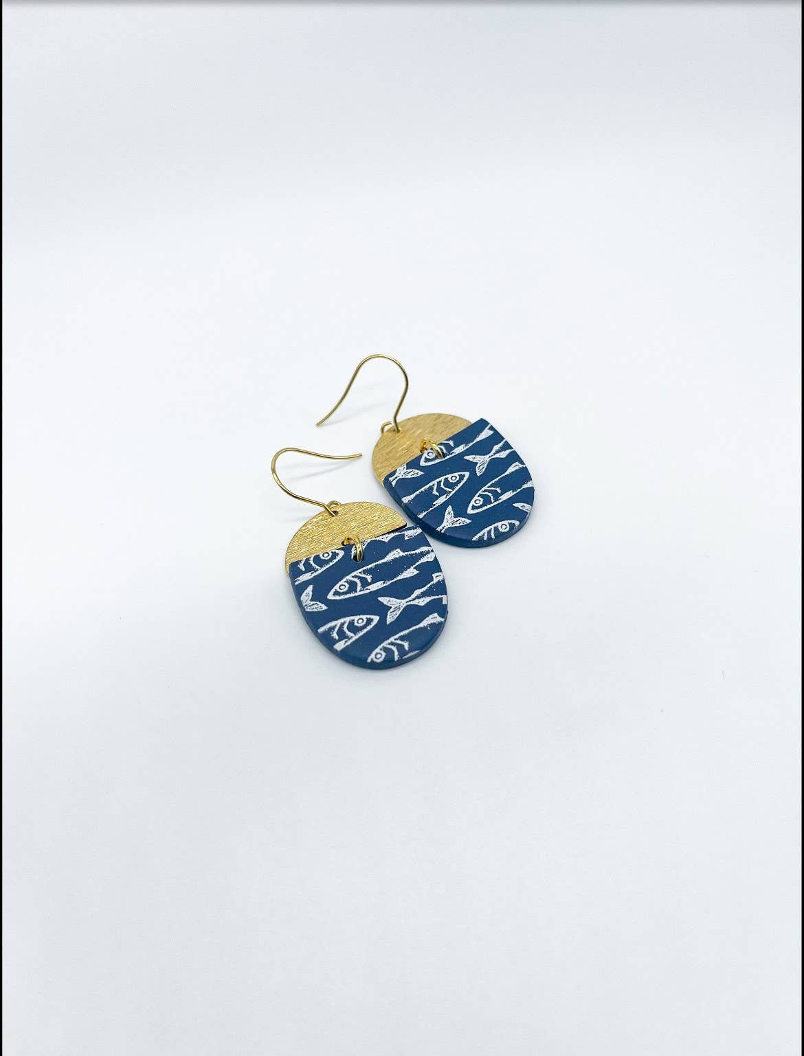 Salmon Print Dangles