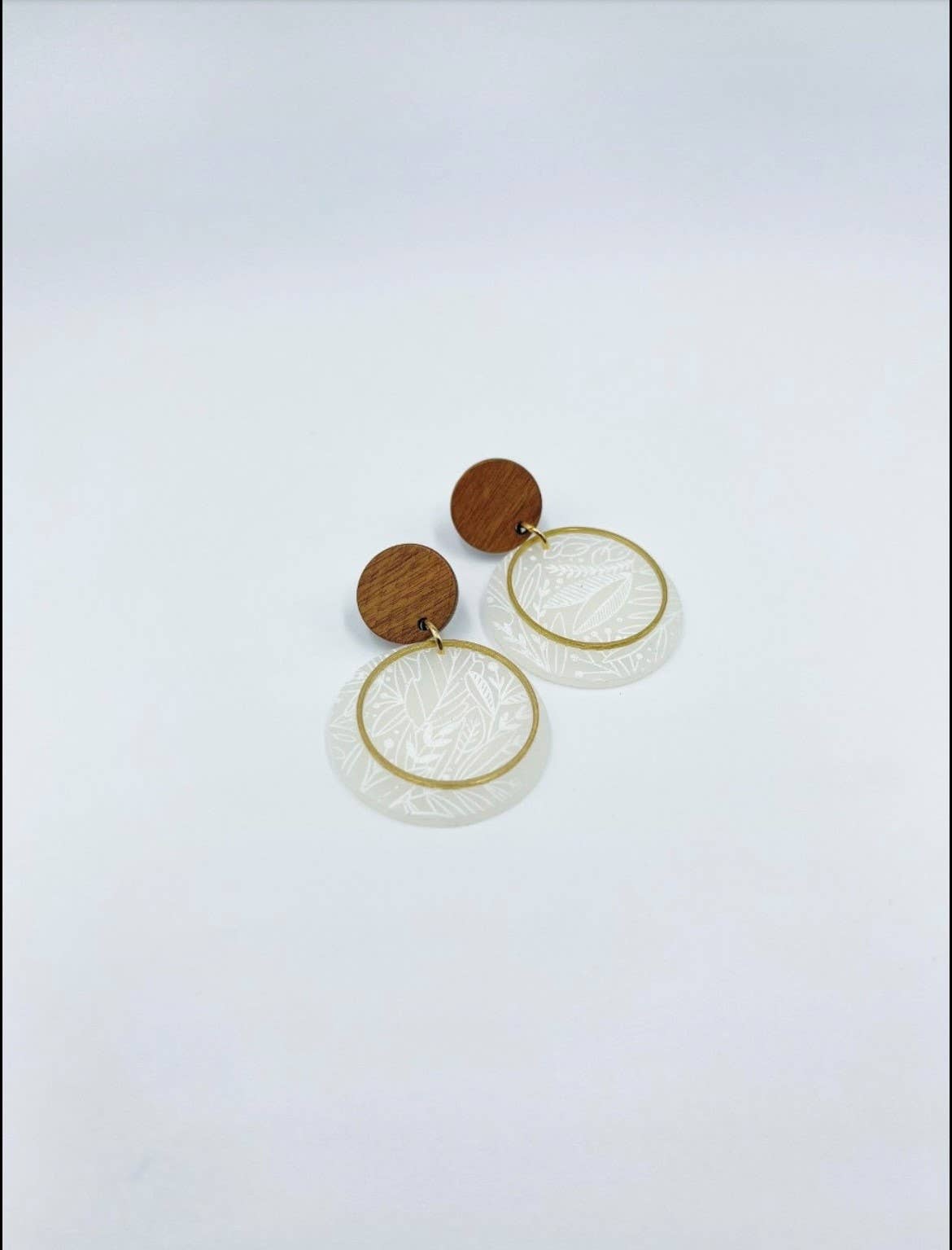 Translucent Botanical Earrings