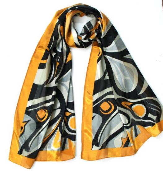 Bill Helin Raven Poly Scarf