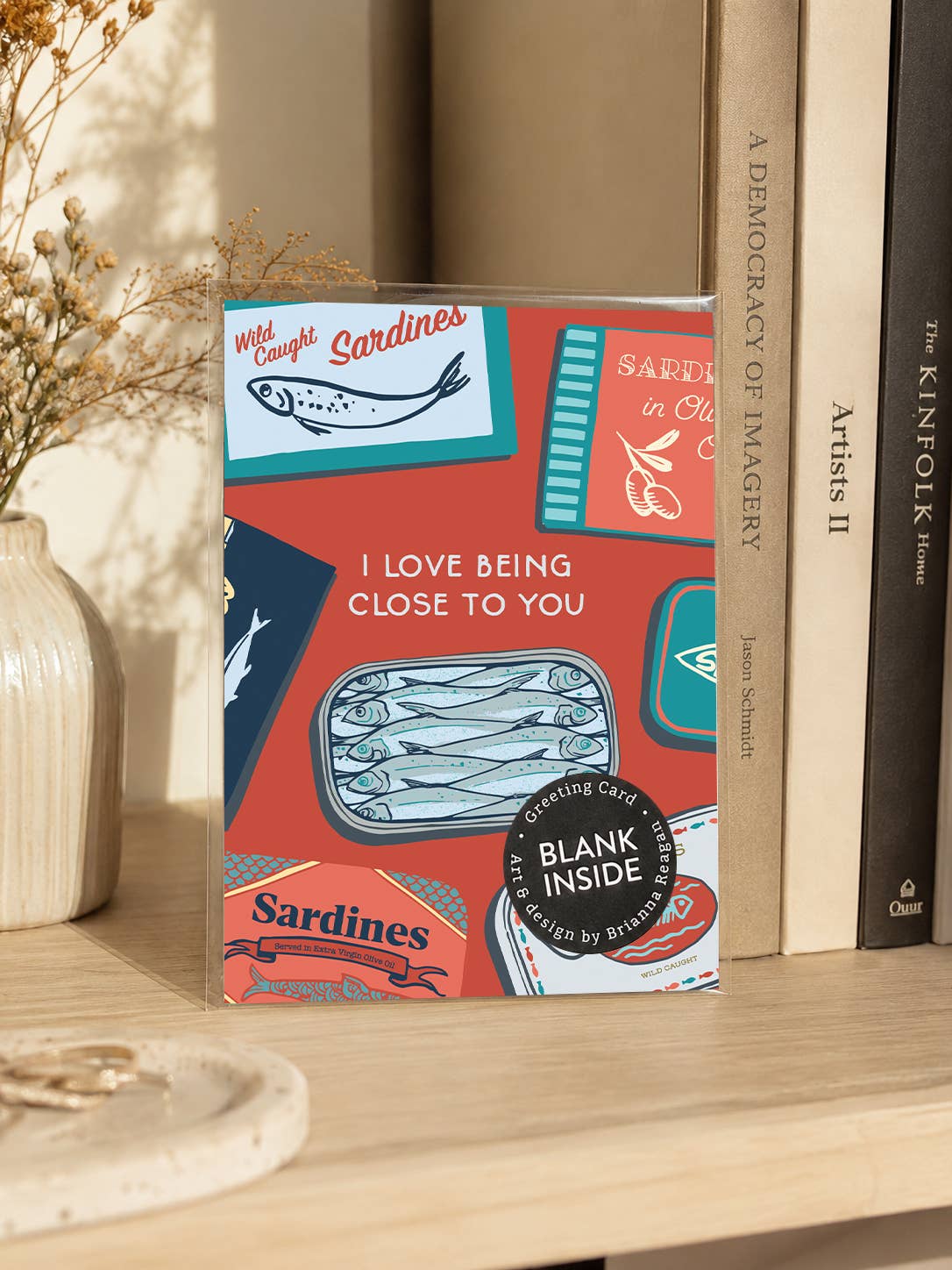 Sardines Love & Friendship Greeting Card