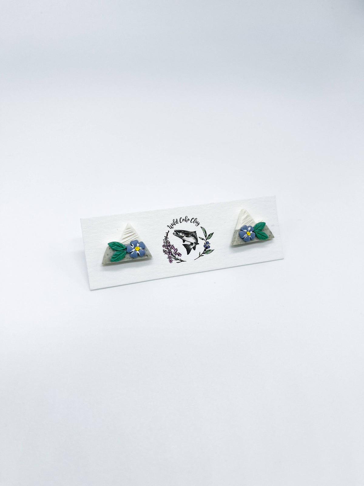 Forget Me Not Mountain Studs