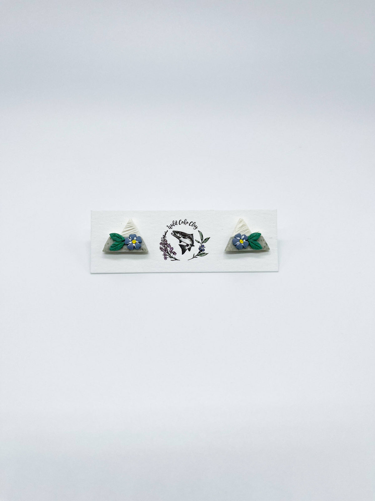 Forget Me Not Mountain Studs