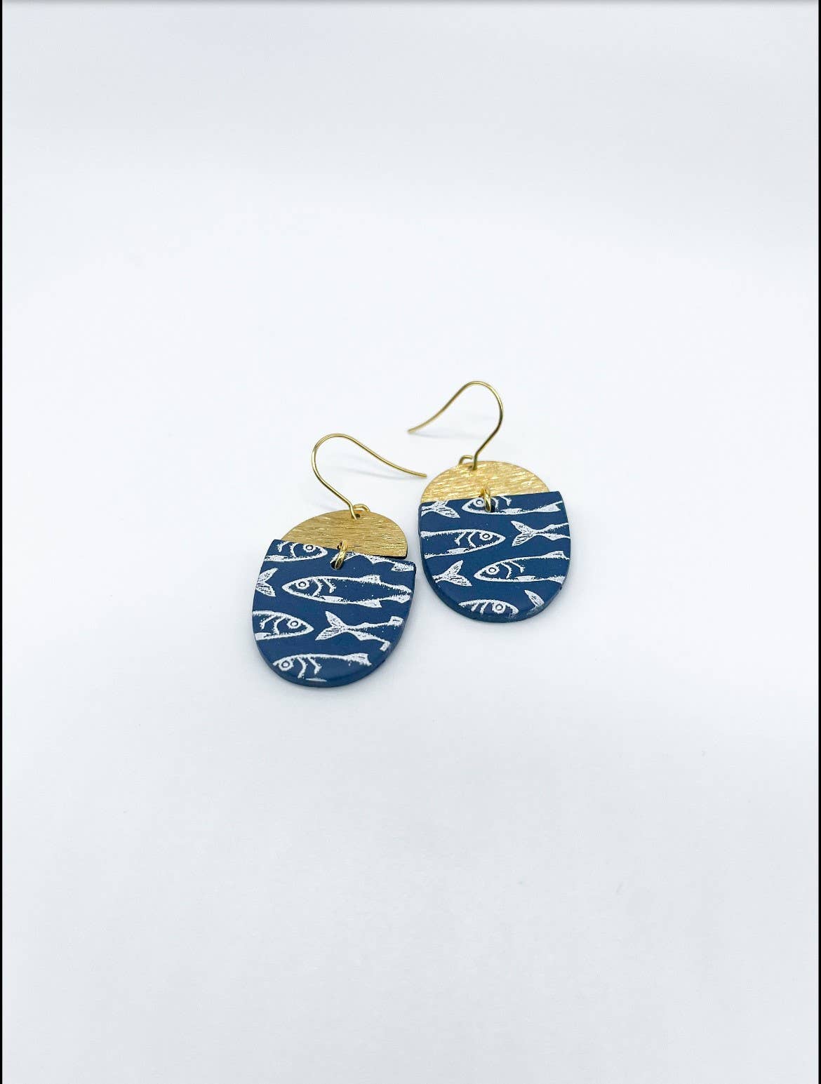 Salmon Print Dangles