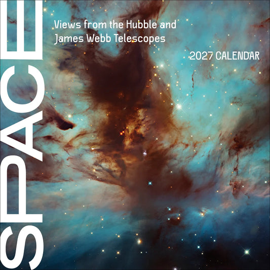 Space: Views from the Hubble and James Webb Telescopes 2027 Wall Calendar