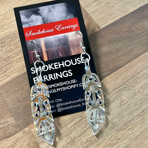 Smokehouse Earrings - Acrylic Earrings