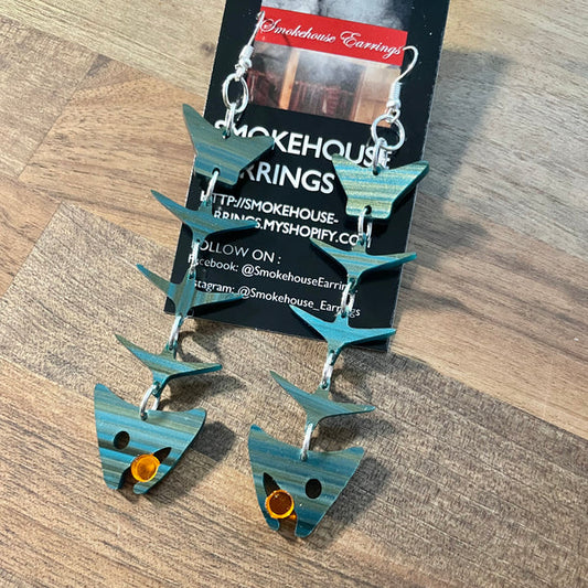 Smokehouse Earrings - Acrylic Earrings