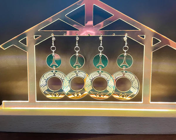 Smokehouse Earrings - Acrylic Earrings