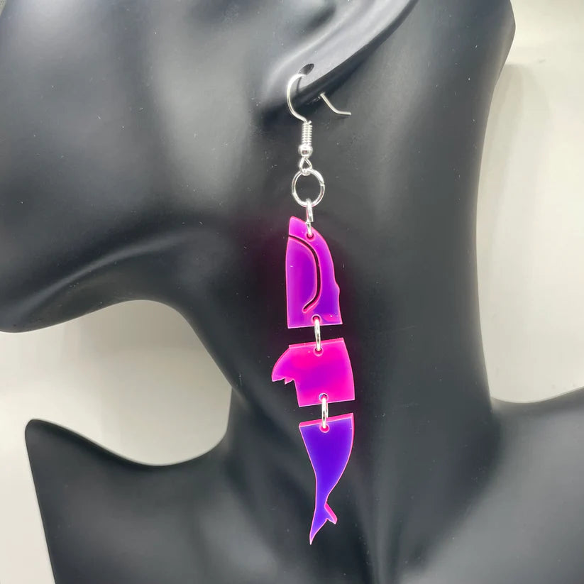 Smokehouse Earrings - Acrylic Earrings
