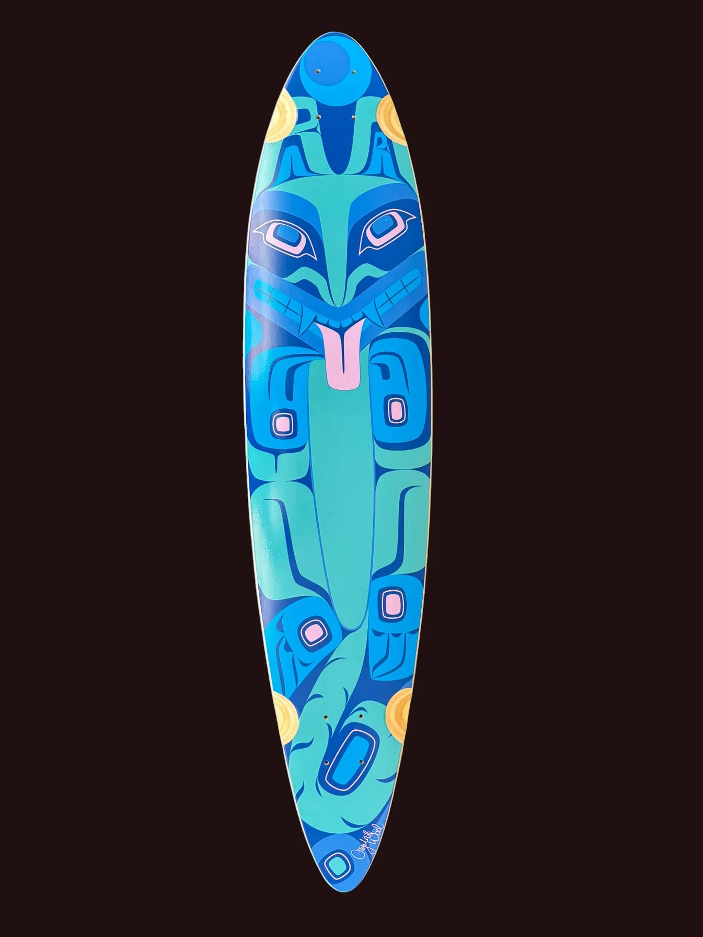 Trickster Co. - G̱ooch een.aax’w (Wolf Family) 40" Longboard