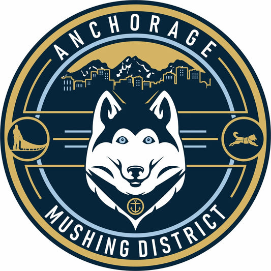 Anchorage Mushing District Logo Pin