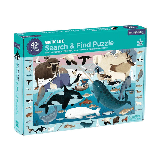 Arctic Life: Search and Find Puzzle