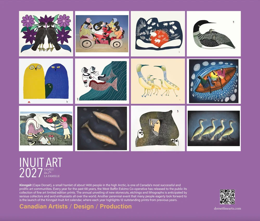 2027 Inuit Art Wall Calendar