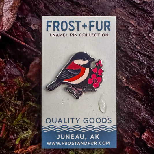 Frost and Fur - Chickadee Enamel Pin