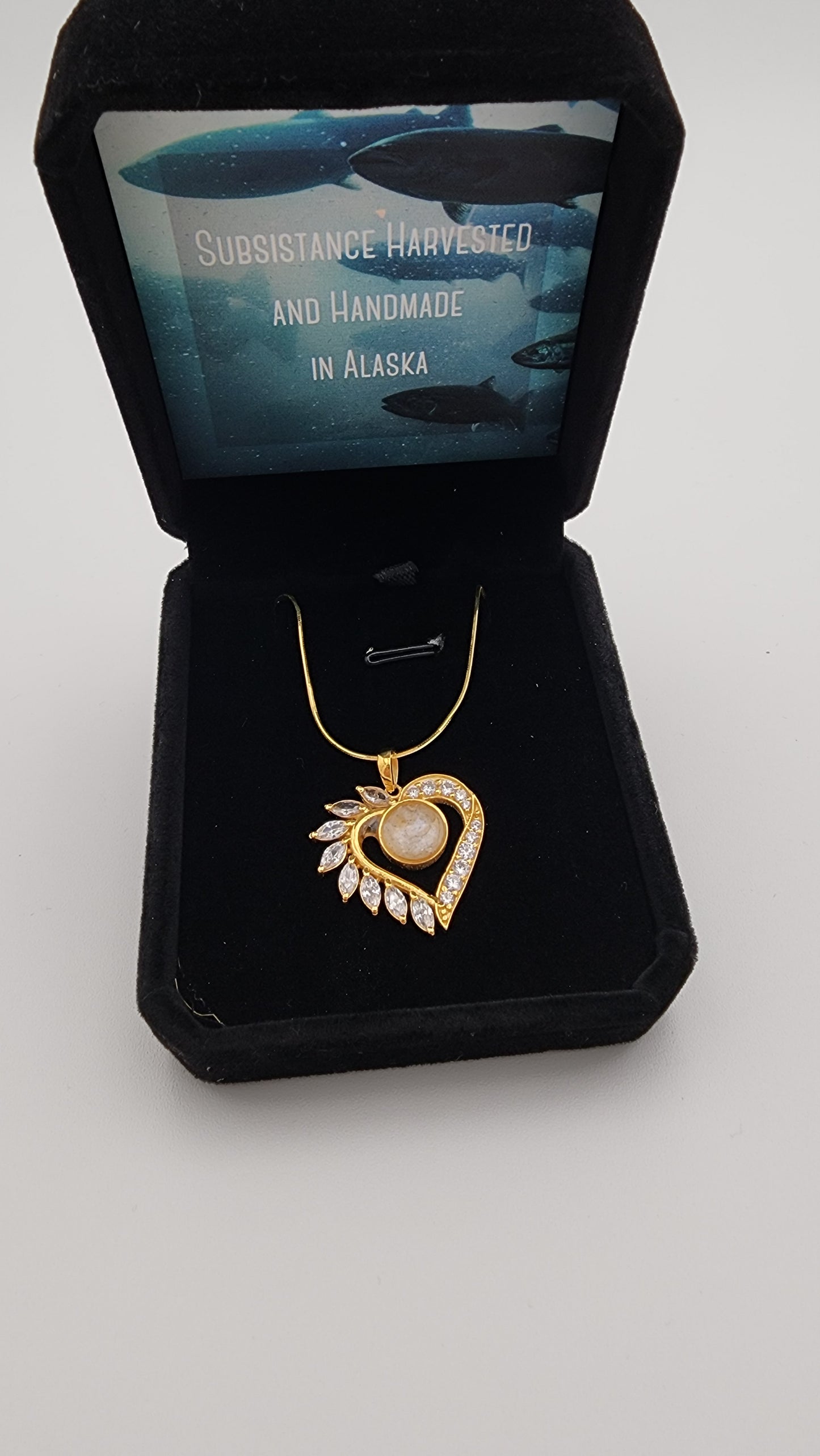 Homestead Handicraft - Fine Salmon Skin Necklace