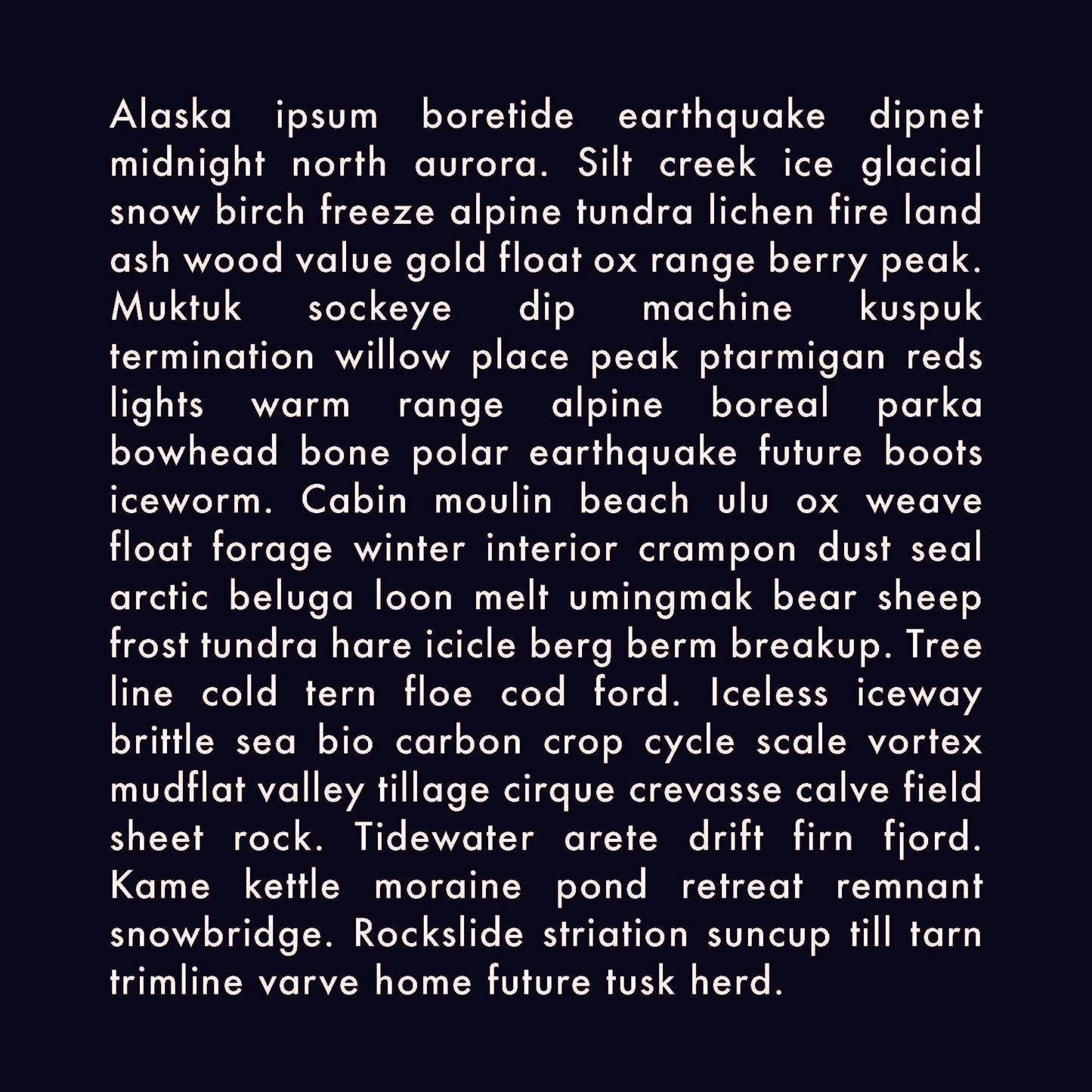 T-Shirt - Alaskan Ipsum - Men