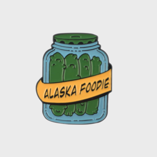 Alaska Foodie Lapel Pins